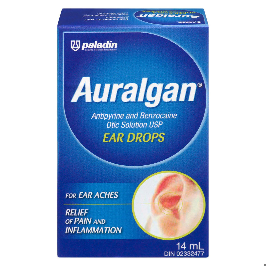 AURALGAN TOPICAL SOL 14MG/ML 14ML