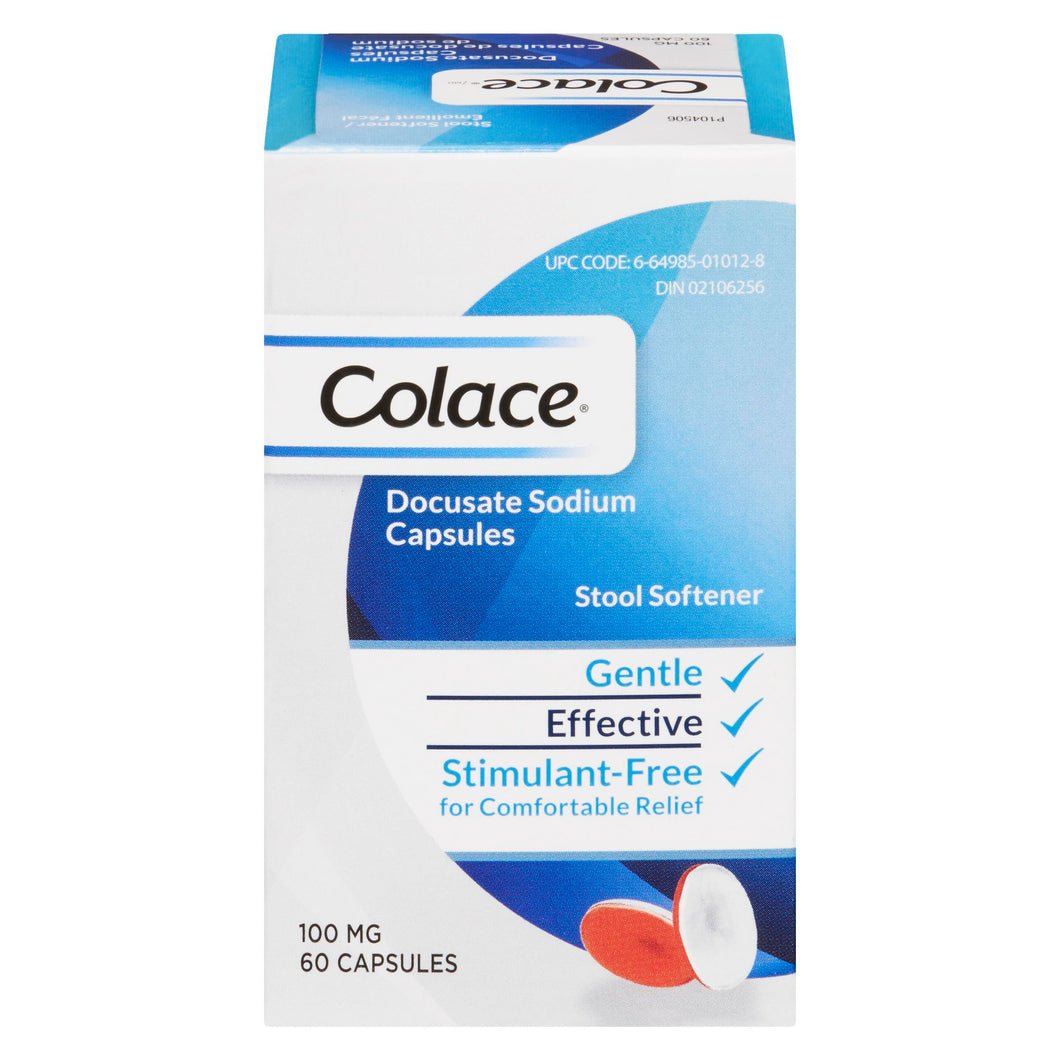 Colace gentle 100mg stool soft      60ca