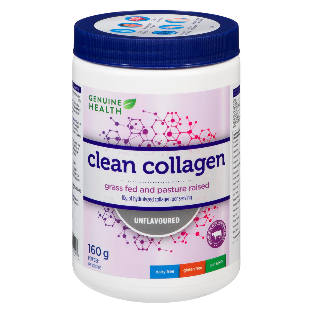 CLEAN COLLAGEN BOVINE UNFLAVOURED 160G