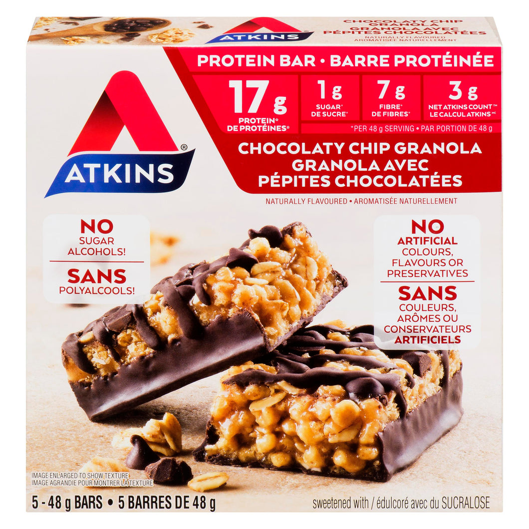 Atkins choc.chip granola prot.bar  5x48g