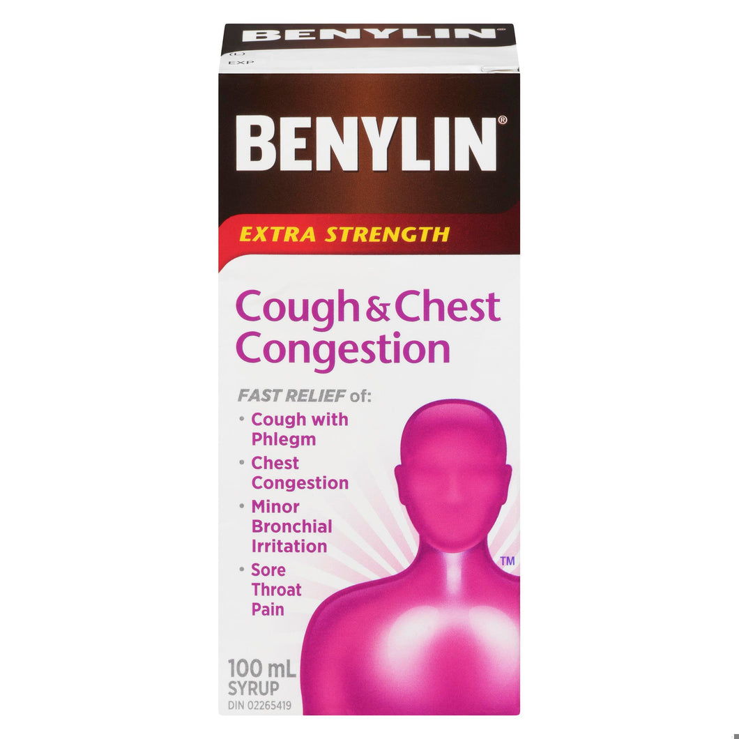 BENYLIN SYR DM-E XST COUGH/CHEST/CONGETION 100ML