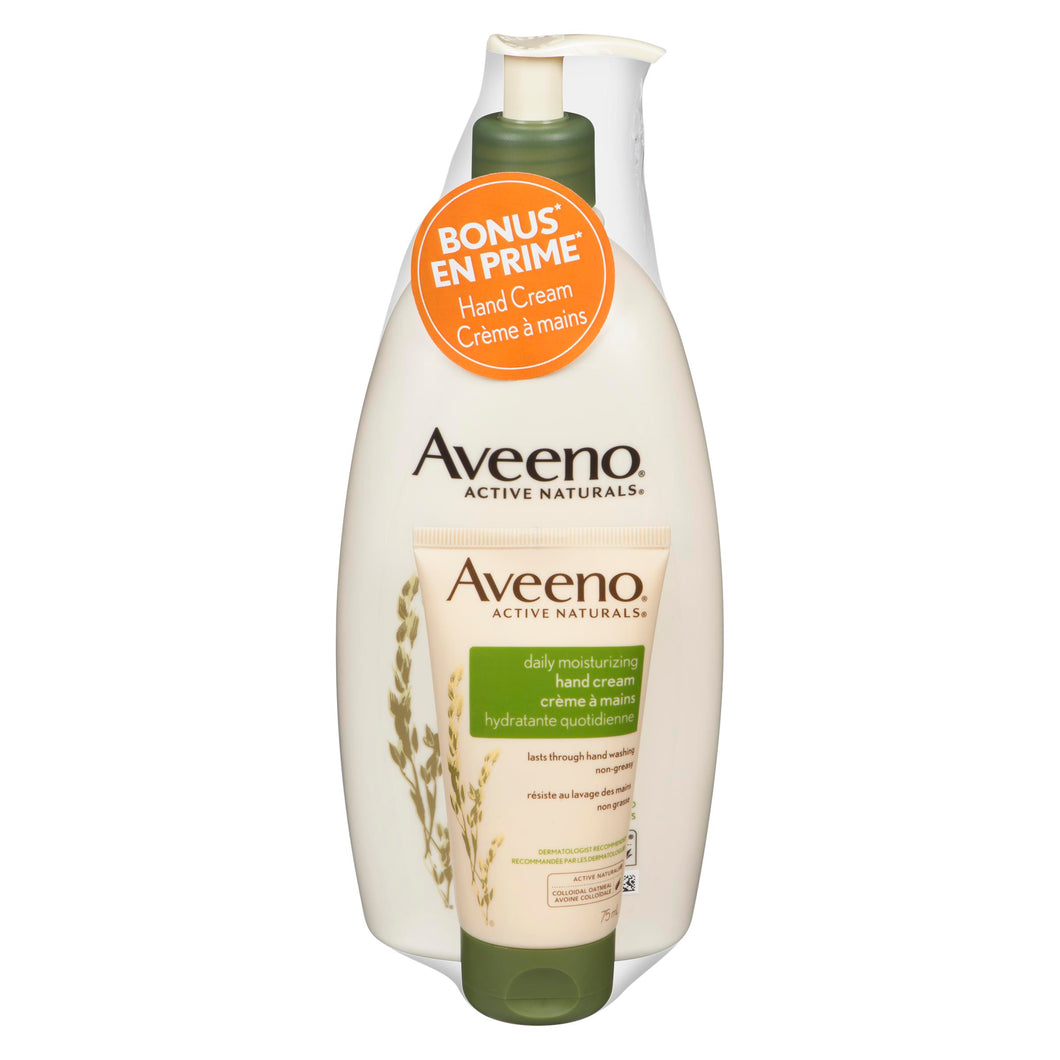 Aveeno moist.body lot.+75ml bo.    532ml