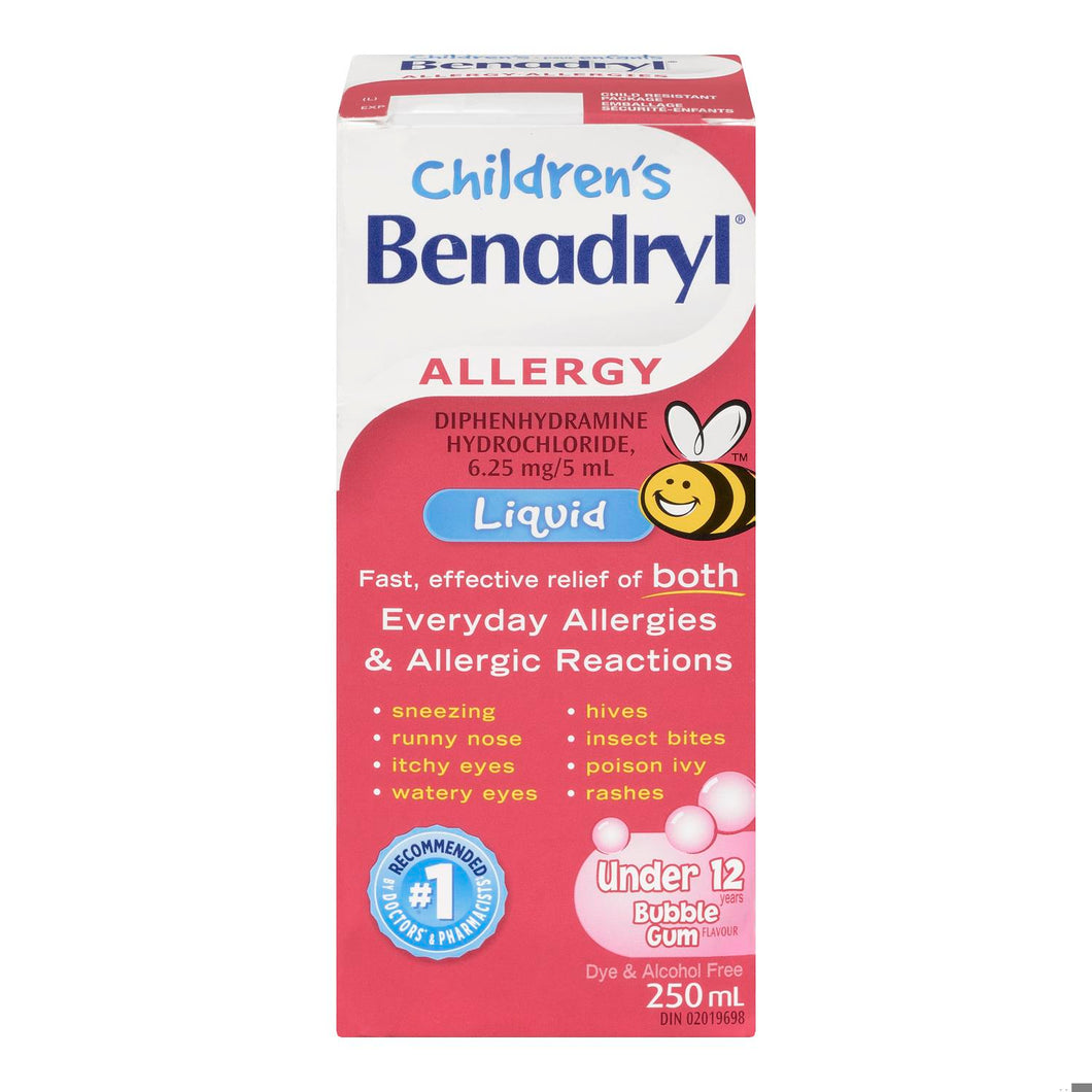 BENADRYL LIQ KIDS 250ML