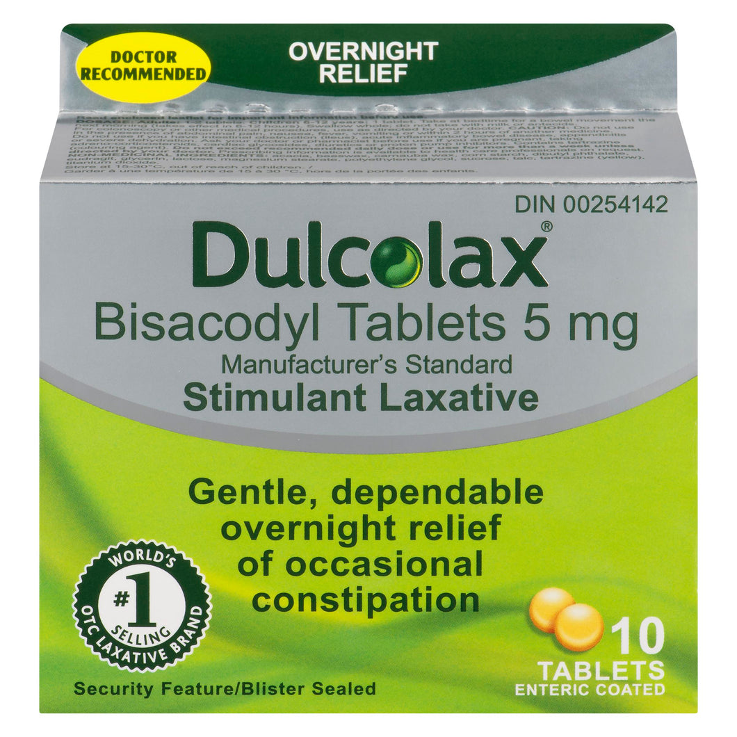 Dulcolax 5mg blis laxative         10tab