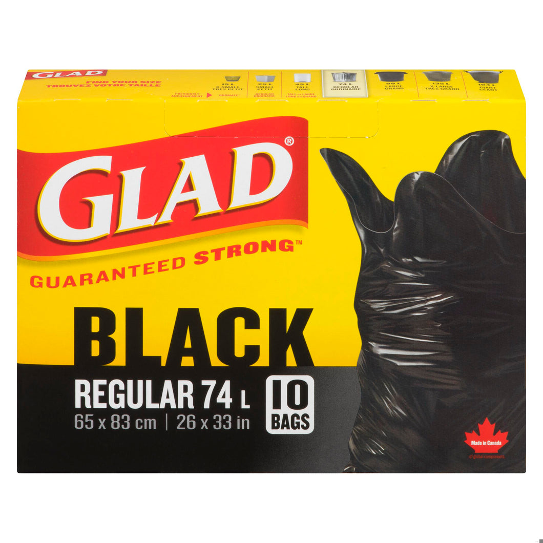 GLAD BAG GARBAGE 10