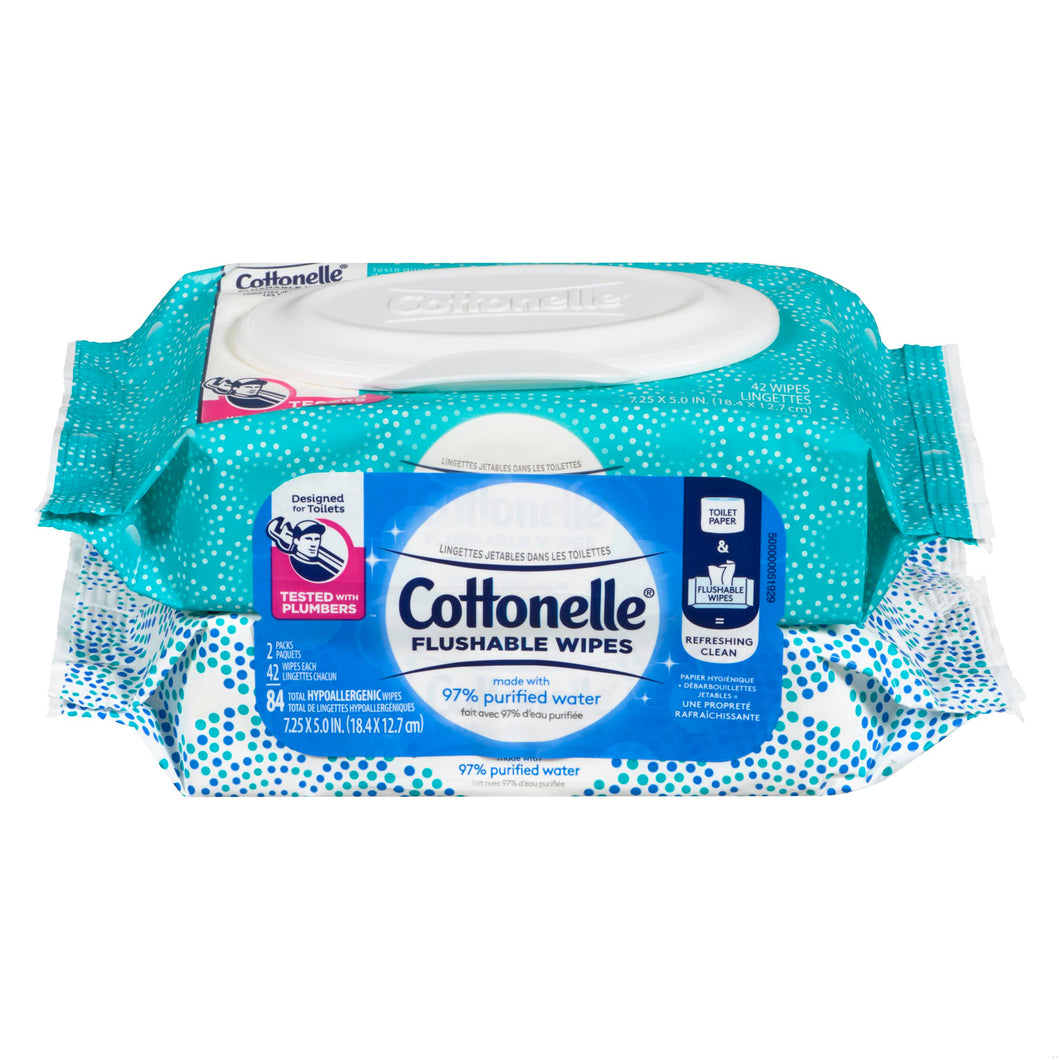 COTTONELLE FRESH CARE MOIST WIPES REFILL 84