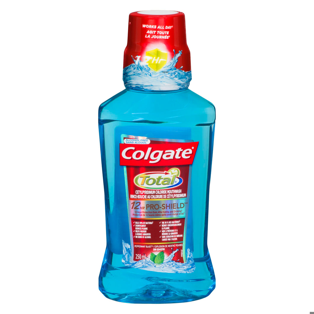 COLGATE TOTAL MOUTHWASH PEPPERMINT 250ML