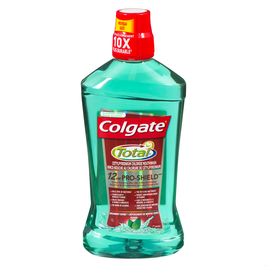 COLGATE TOTAL MOUTHWASH MINT 1L