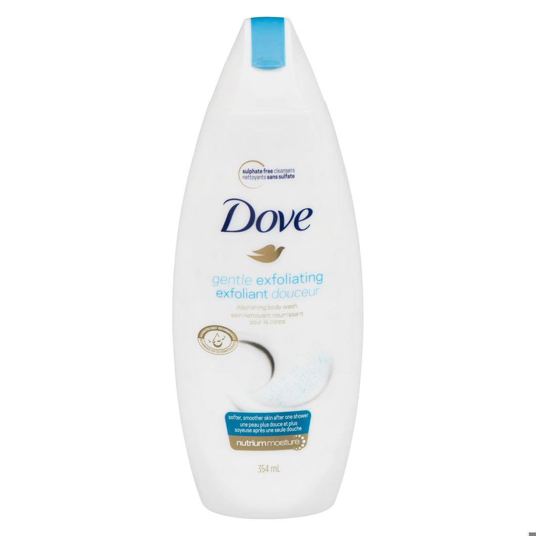 DOVE BD WASH GENTLE MOISTURIZING EXFOLIATING 354ML