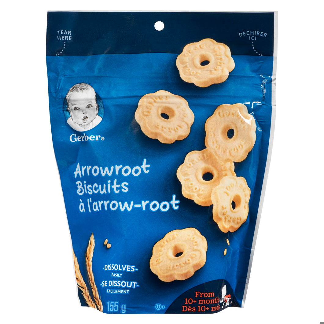 GERBER BISCUITS ARROWROOT 155G