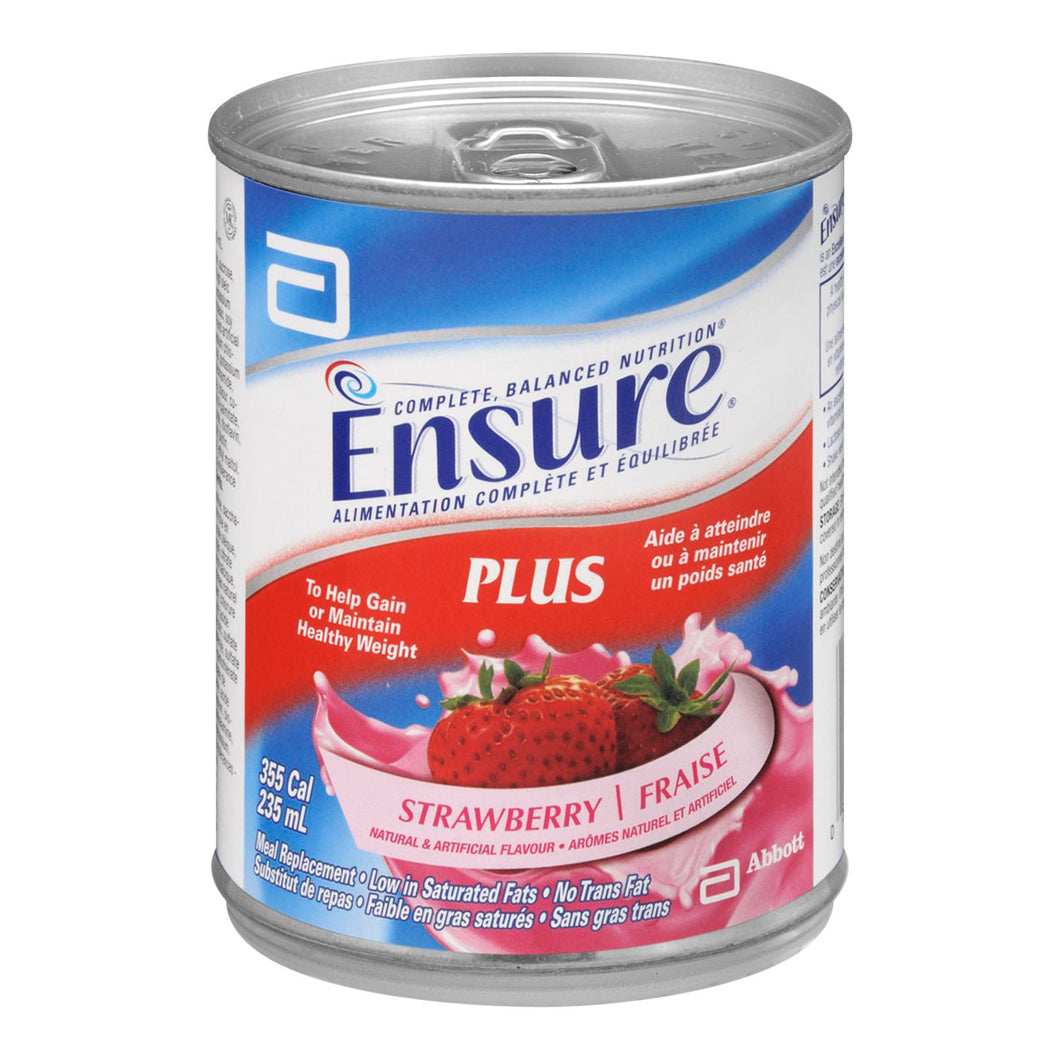 ENSURE PLUS STRAWBERRY CAN 235ML