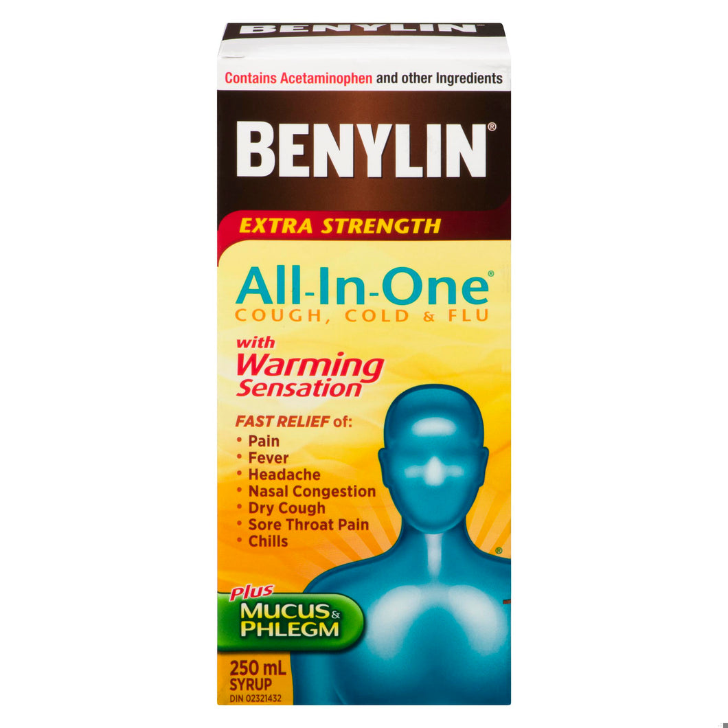 BENYLIN ALL IN ONE W/WARMING SENSATION 250ML