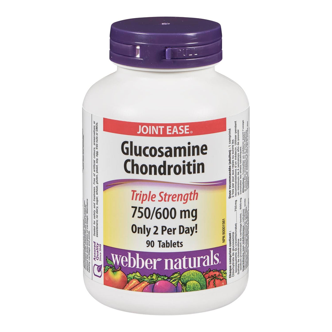 GLUCOSAMINE&CHONDROITIN TWICE DAY TB1350MG90WEBBER