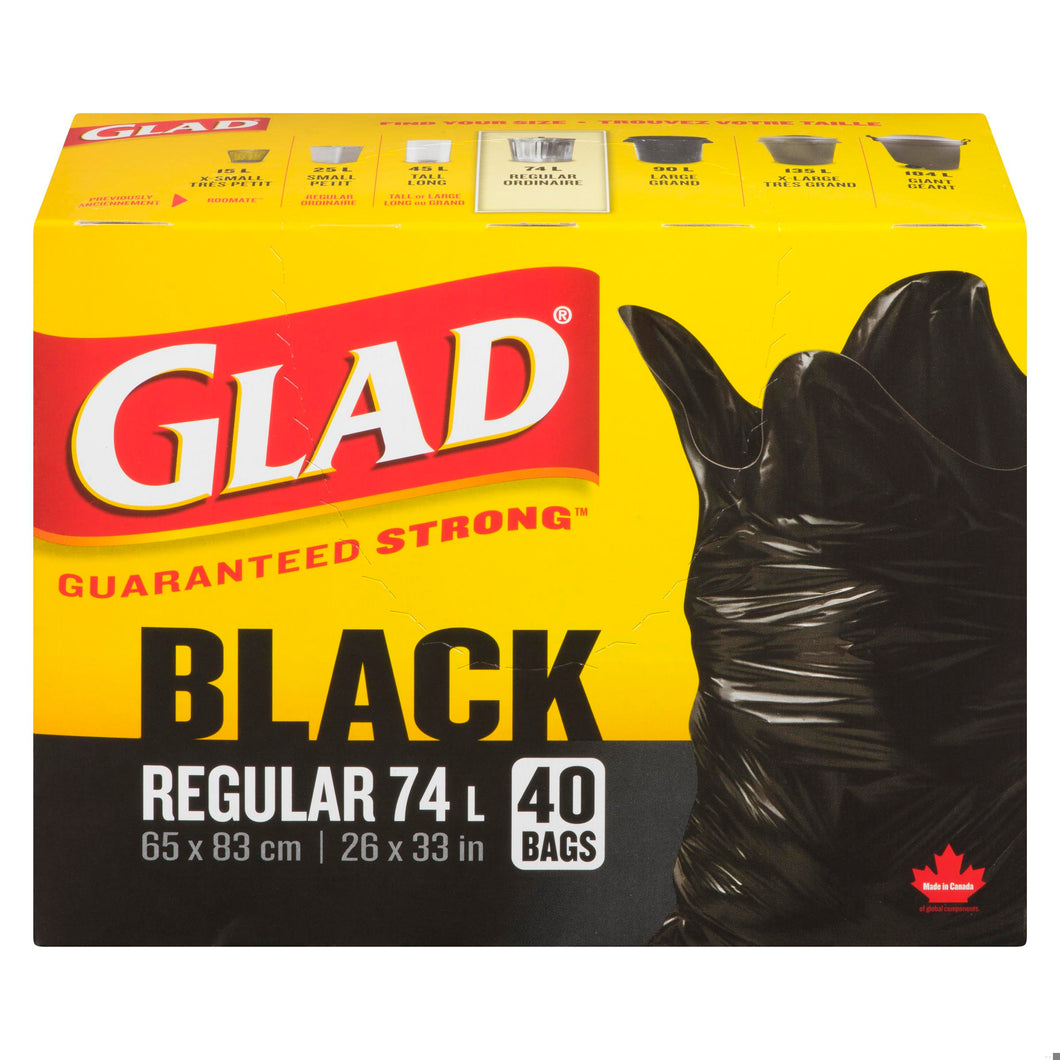 GLAD BAG GARBAGE 40