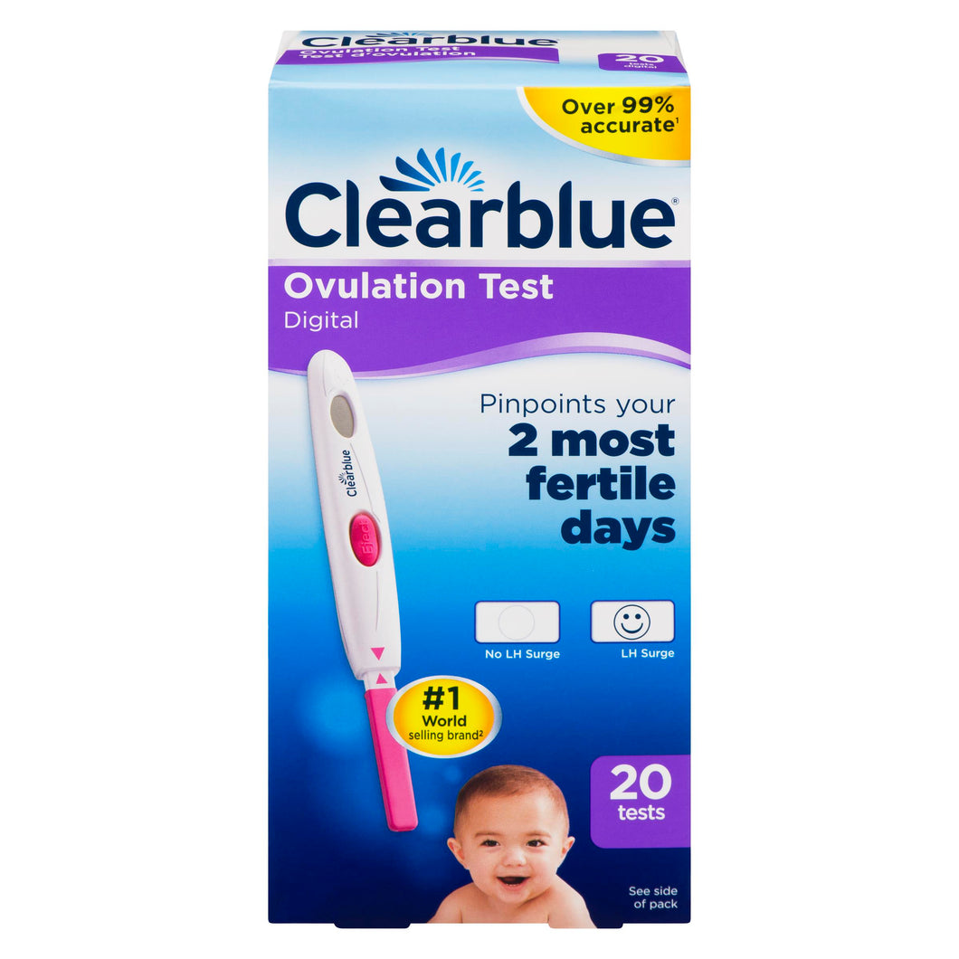 CLEARBLUE OVULATION DIGITAL STICKS 20