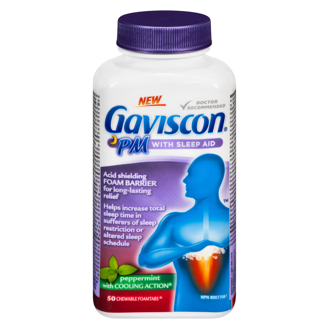 Gaviscon pepperm.pm antacid        50tab