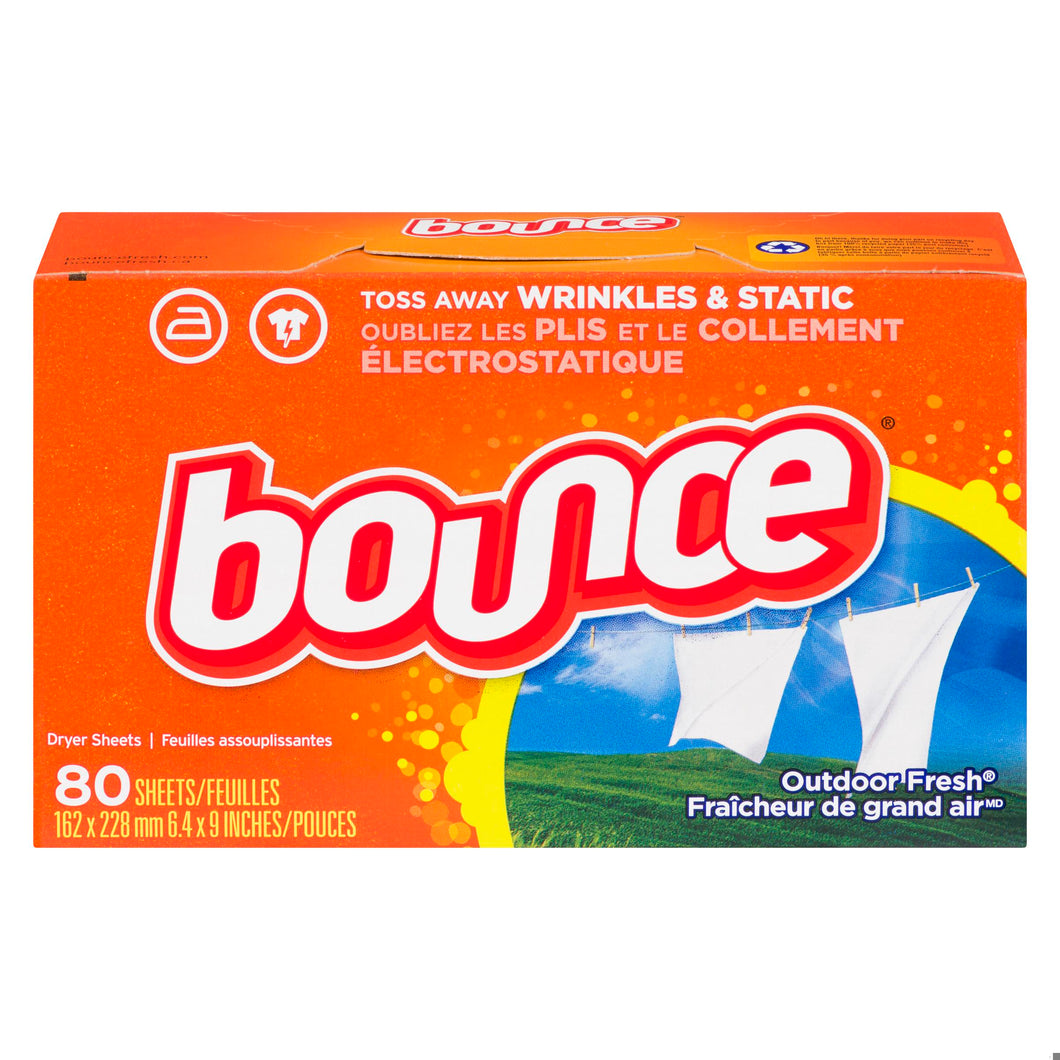 BOUNCE FABRIC SOFTENER OUTDOOR FRESH 80