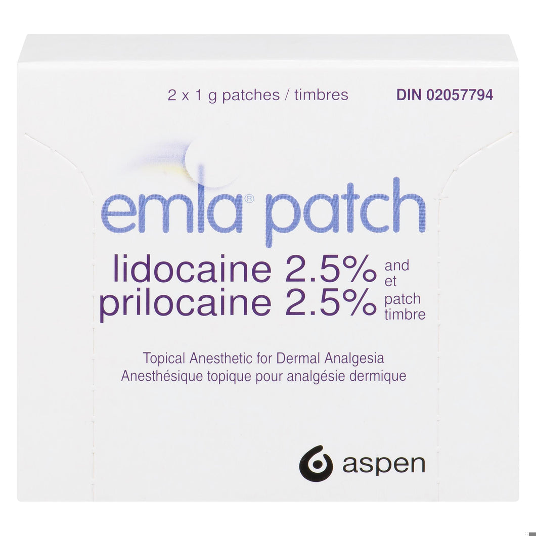 Emla 2.5% analg.patch                 1g